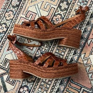 Robert Clergerie Espadrilles Sandal Heels Shoes